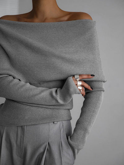 Erica | Off-Shoulder Elegance Sweater