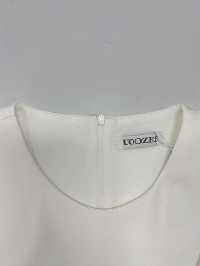 Loose Sleeveless Pockets Solid Color Split-Joint Round-Neck Maxi Dresses