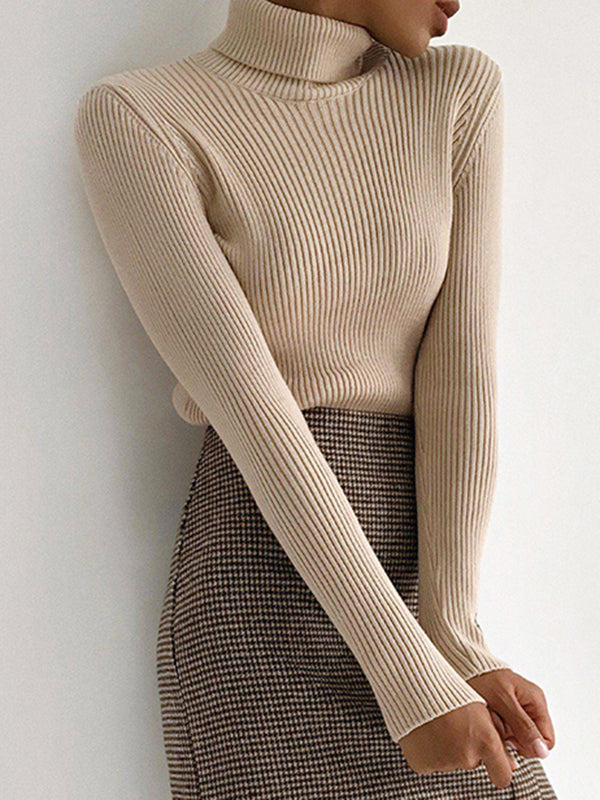Celeste | Ribbed Turtleneck Sweater