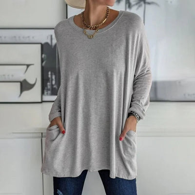 Sabrina | Relaxed Pocket Knit Sweater