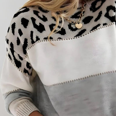 Cheyenne - Leopard Print Casual Hoodie