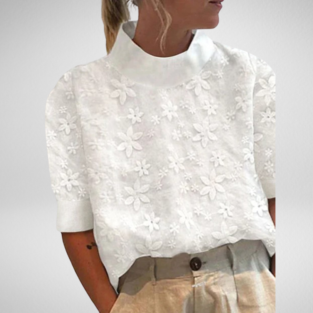 Beth™ – Elegant Embroidered Blouse
