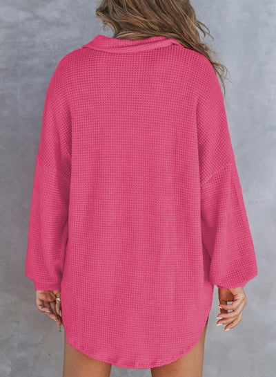 Luisa | Chic Waffle Jacket