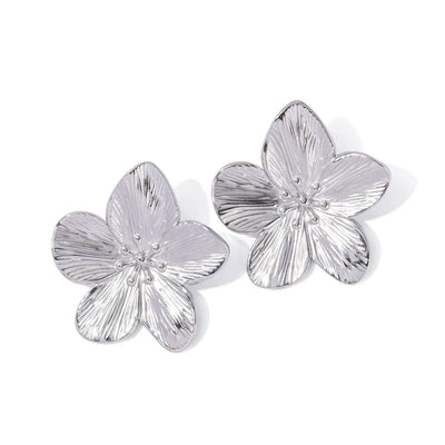 Autumn - Oversized Floral Earrings