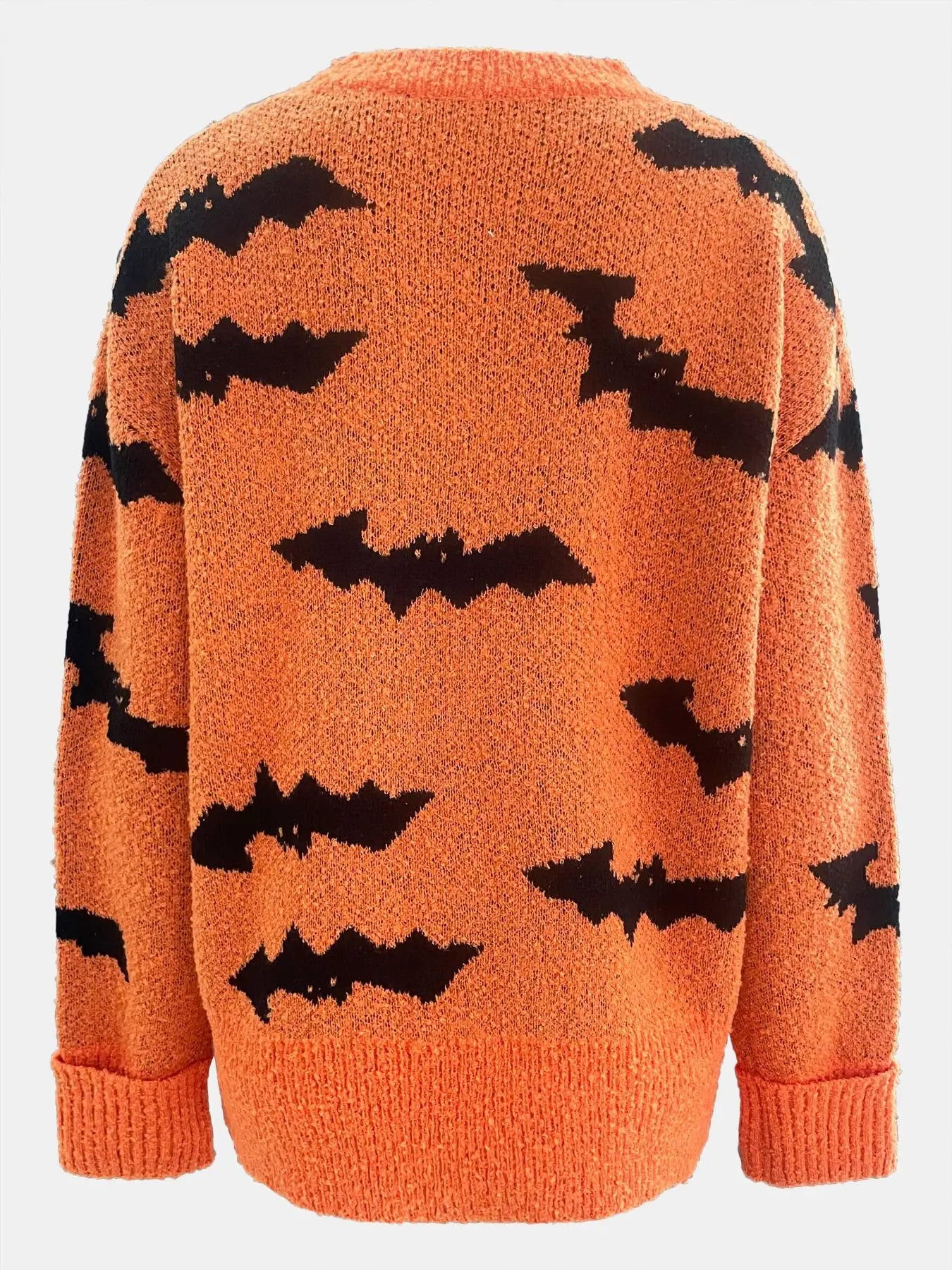 Halloween Bat Knit Pullover Sweater