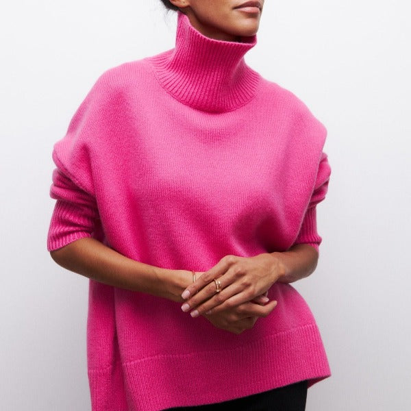 Tracey | Oversized Turtleneck Sweater