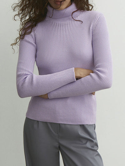 Celeste | Ribbed Turtleneck Sweater