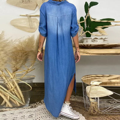 Camille™ | Long Denim Dress