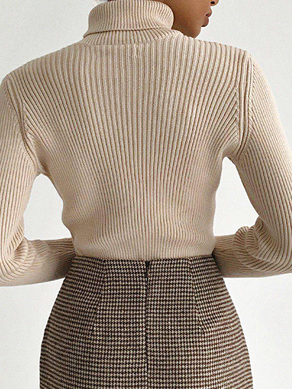 Celeste | Ribbed Turtleneck Sweater