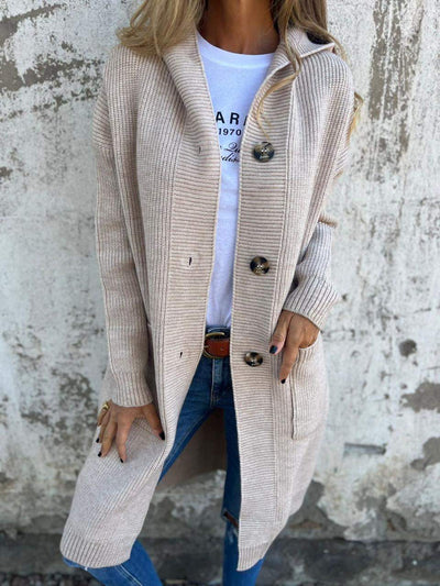 Rosalie | Chic Long Knit Cardigan