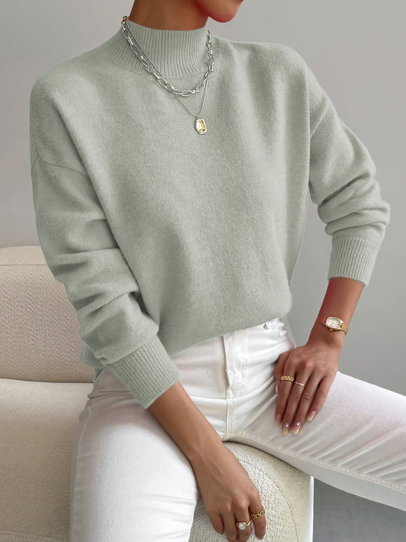 Donna – Classic Turtleneck for Effortless Elegance