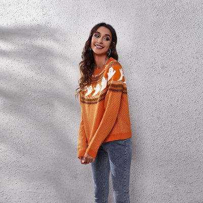 Chic and Original Women's Sweater in Black