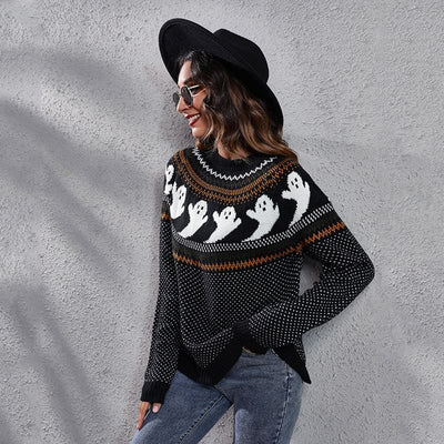 Chic and Original Women's Sweater in Black